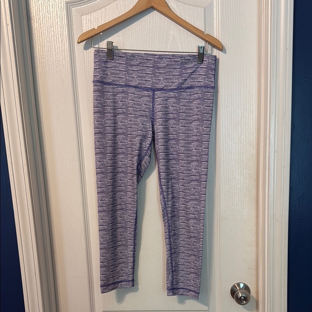 90 Degree By Reflex Purple Leggings Athletic Stretchy
